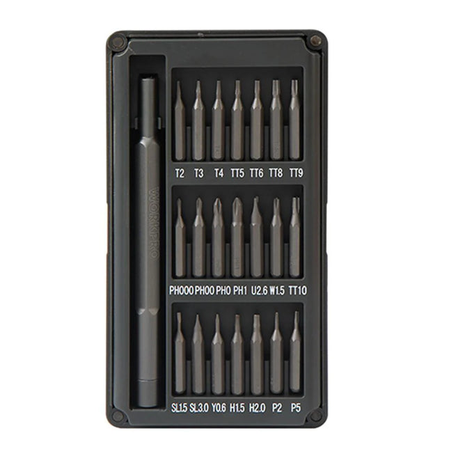 مجموعة مفكات براغي دقيقة من WORKPRO مكونة من 21 قطعة مع