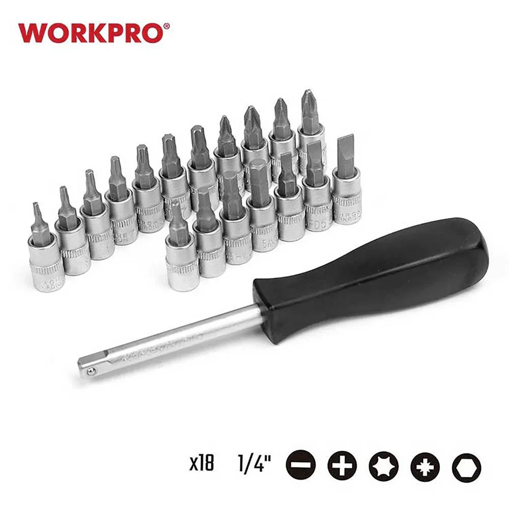 WORKPRO طقم أدوات ميكانيكي ١٠٨ قطعة | WORKPRO طقم أدوات ميكانيكي ١٠٨ قطعة |