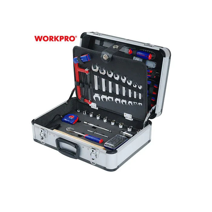 WORKPRO طقم أدوات ١١٩ قطعة بحقيبة ألمنيوم | WORKPRO طقم أدوات ١١٩ قطعة بحقيبة ألمنيوم |