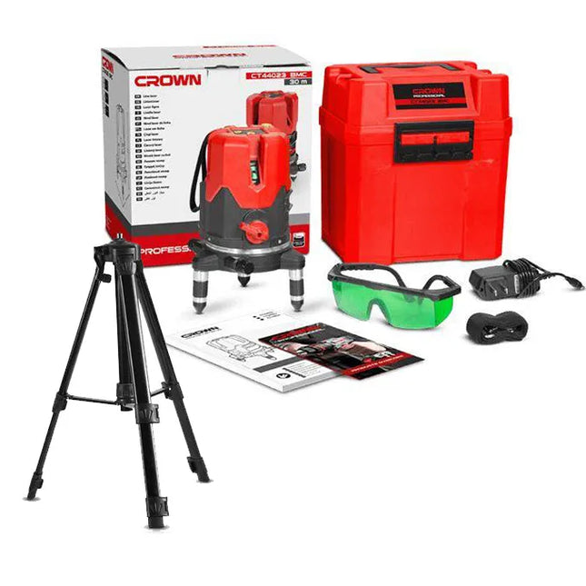 ليفل ليزر لون اخضر خطين 30 متر كراون | CT44022 BMC