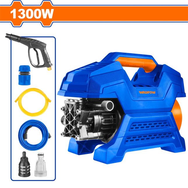 مضخة غسيل سيارات ماتور  1300W - 80bar وادفو  WHP1A13  -عمان هاردوير