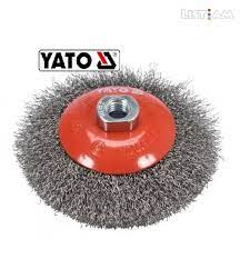فرشاة صاروخ دائرية ستينلس 125 ملم من ياتو