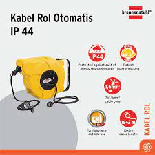 بكرة الكابلات الأوتوماتيكية IP44 بطول 16+2 متر من  Brennenstuhl