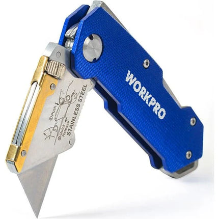 مشرط WORKPRO متعدد الاستخدامات قابل للطي سريع التغيير | W011005