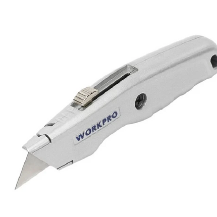 مشرط WORKPRO متعدد الاستخدامات من الألومنيوم القابل للسحب | WP213006