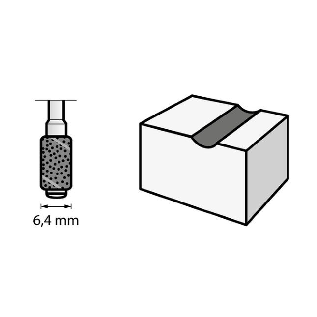 ادابتر حف درمل 6,4 ملم