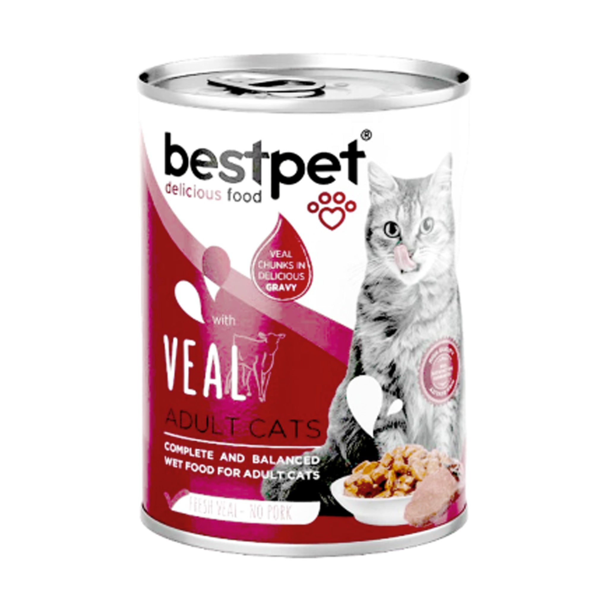 Bestpet Cat Food Veal 400g |