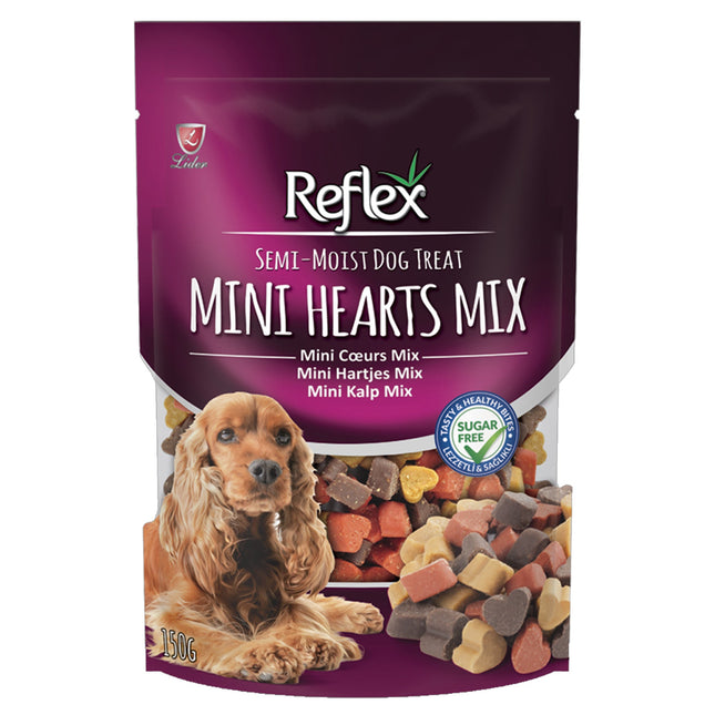 Reflex Semi-Moist Mini Hearts Mix Dog Treats