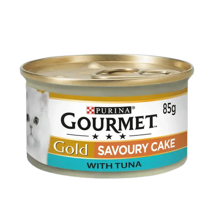 GOURMET® Gold Savoury Cake Tuna Wet Cat Food 85g