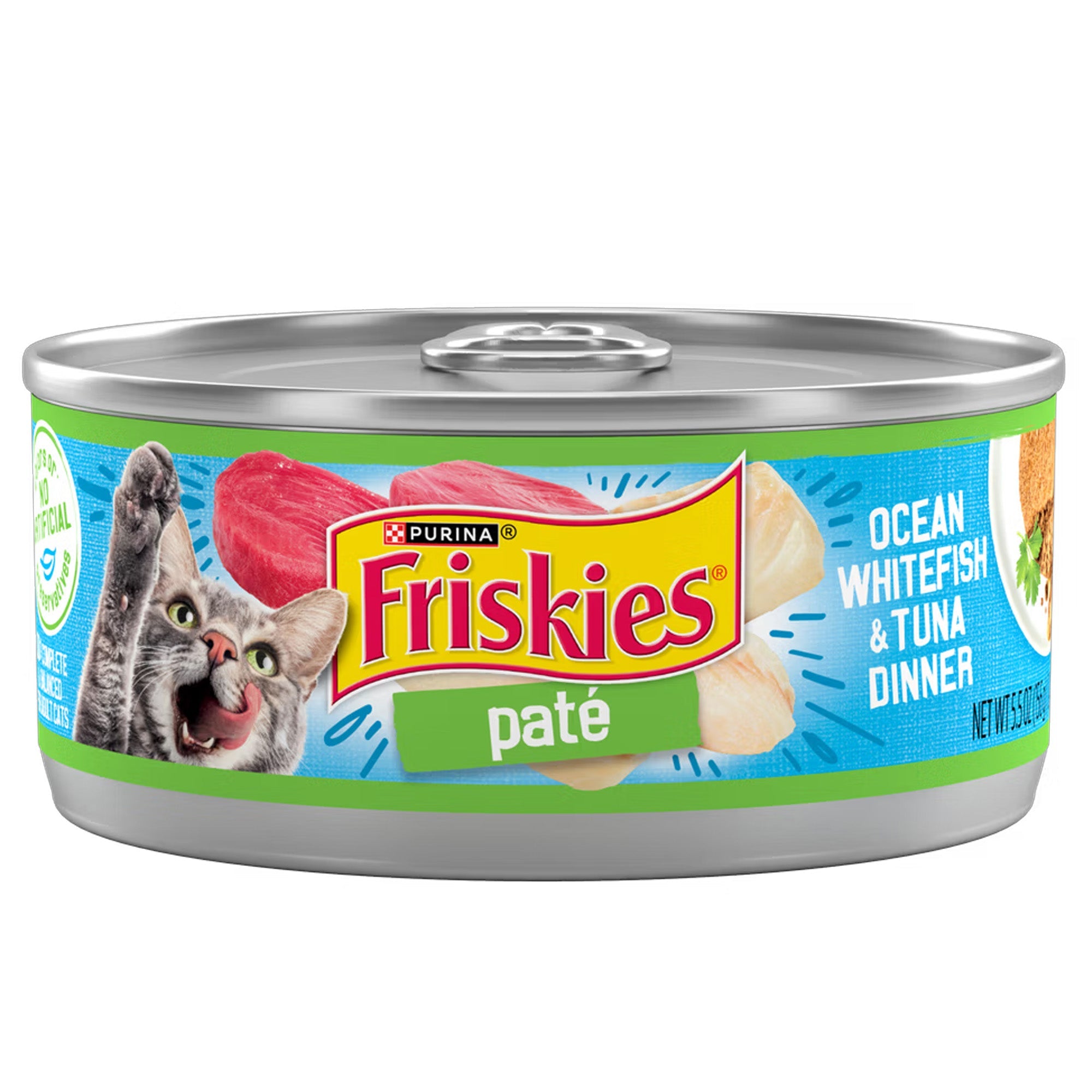 Friskies Ocean Whitefish and Tuna pate |