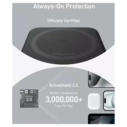 باوربانك Anker MagGo 10000mAh مصمم بشحن لاسلكي مغناطيسي Qi2 بقوة 15W مع شاشة ذكية