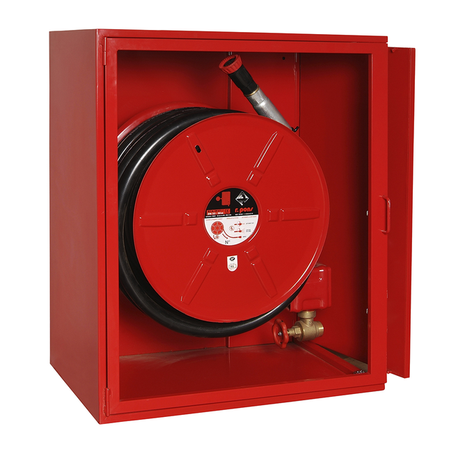 خزانة اطفاء مع بربيش 30متر