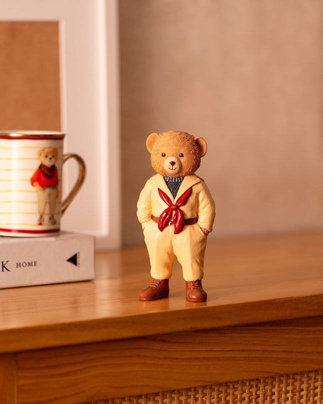 Koki Bear Decorative Statue – Natural Charm