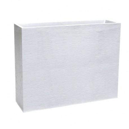 EDA Planters, Pots, & Outdoor Storage White Loft XL Pot 63L قوار 63 لتر