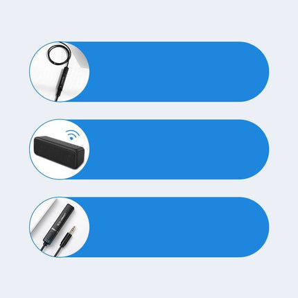 محول صوت لاسلكي من يوجرين مزود بتقنية بلوتوث 5.0 ومقبس صغير 3.5 ملم باللون الأسود / 40761