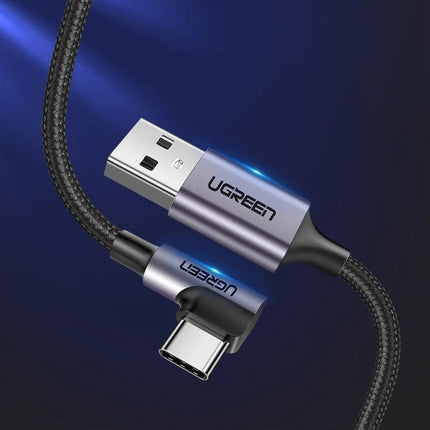 Ugreen USB A to C Quick Charging Cable (Black) / 60126-60127-60128