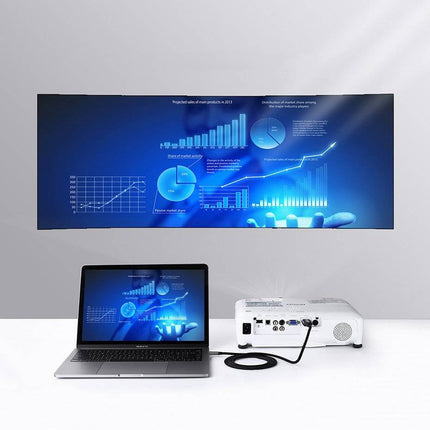 كابل Ugreen كابل HDMI - USB Type C 4K 60 هرتز 1.5 متر أسود-رمادي /50570