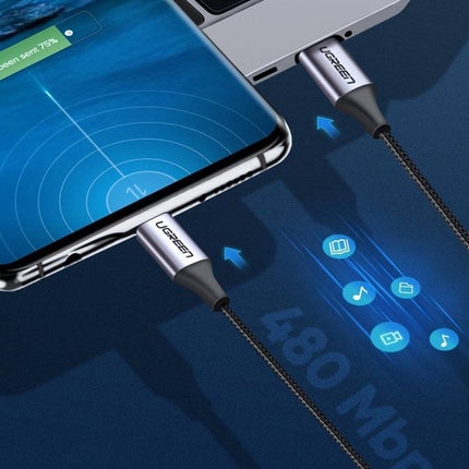 UGREEN USB-C 2.0 Male to USB-C 2.0 Male 3A Data Cable / 50150-50152
