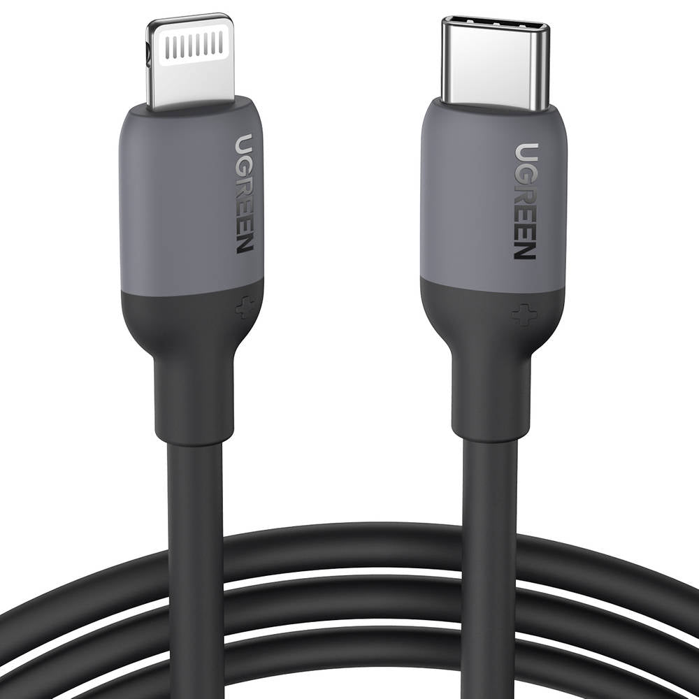 UGREEN Lightning To Type-C 2.0 Male Charging Cable (Black) / 60751 - 60752 | UGREEN