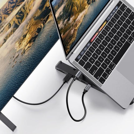 قاعدة توصيل يوجرين من تايب سي إلى 2*USB3.0+HDMI+SD+TF قارئ بطاقات /80551