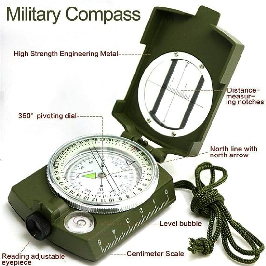 Base Comapss Multifunctional military compass – Amman Hardware stores