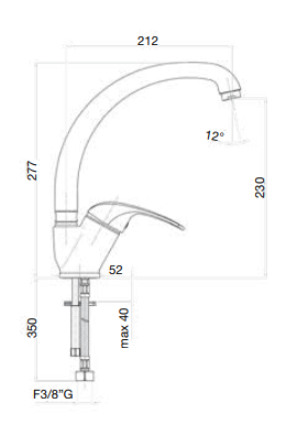 خلاط مجلى جير كروم فيوري