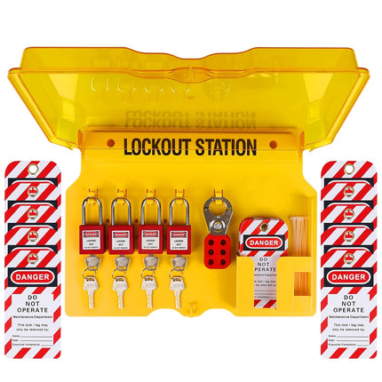 خزانة اقفال لوتو 4اقفال لاعمال الصيانة في المصانع