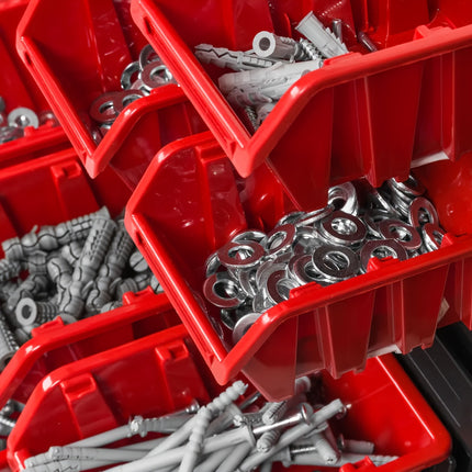 مجموعة منظم أدوات شديدة التحمل – 94 قطعة (رف حائط للجراج)