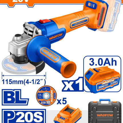 صاروخ شحن 20فولت مع بطارية 3.0A BRUSHLESS وادفو  WLAP522  -عمان هاردوير