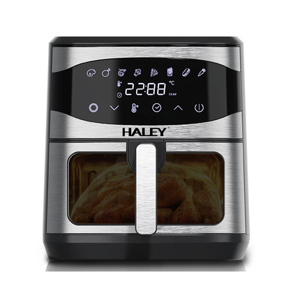 قلاية هوائية AIRFRYER سعة 10 لتر و10 برامج بشاشة تعمل باللمس ماركة HALEY