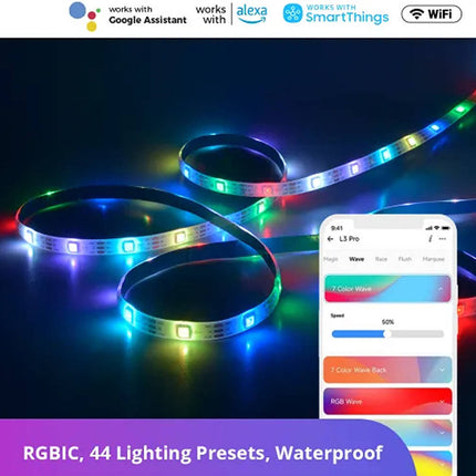 شريط إضاءة ليد ذكي RGBIC /L3-5M-P