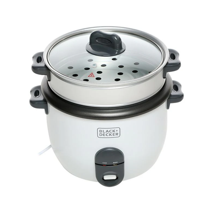 طنجرة طهي الأرز سعة 1.8 لتر بقوة 700 واط مقاومة للالتصاق من Black & Decker