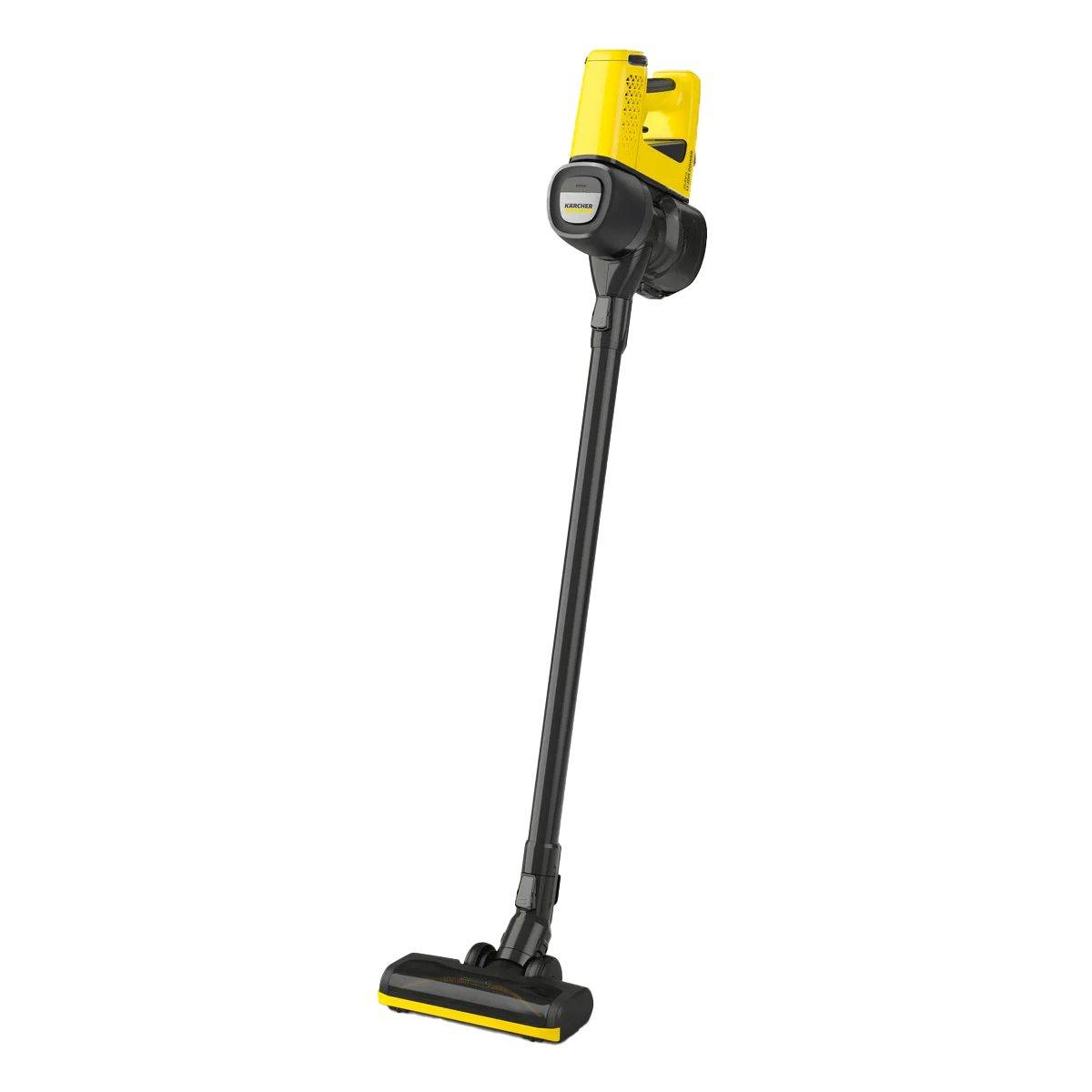 مكنسة كارشر عامودية لاسلكية تعمل لمدة 30 دقيقة مع كفة وقطعتين للشقوق | Karcher