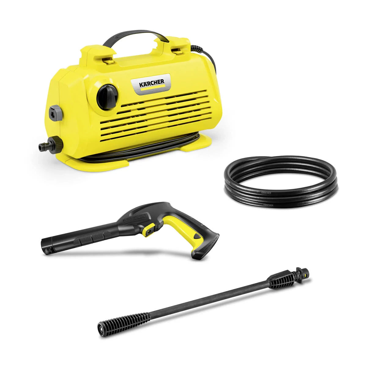 مضخة غسيل بالضغط من كارشر بقوة 110 بار وتدفق 360 لتر/ساعة تصميم أفقي مدمج | Karcher