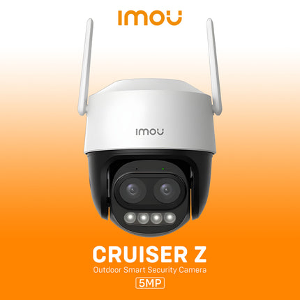 5MP Outdoor PTZ Camera | 3x Optical Zoom Dual Lens | IMOU.Cruiser.Z