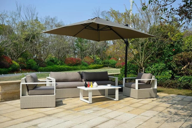 طقم جلوس فاخر للحديقة - 4 قطع