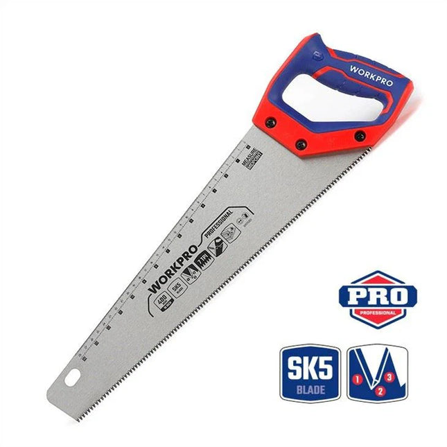 منشار يدوي WORKPRO SK5 بأسنان ثلاثية الطحن (7TPI)