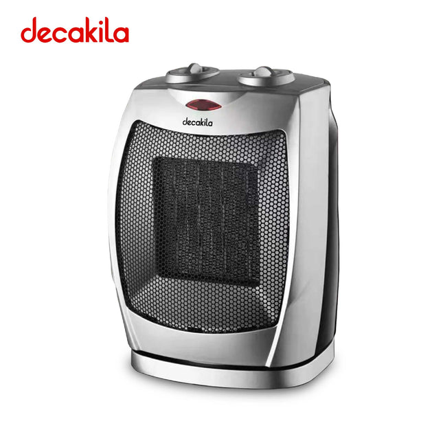 Dhakaila Portable Ceramic Electric Heater with 3 Heat Settings, Tip-Over and Overheat Protection