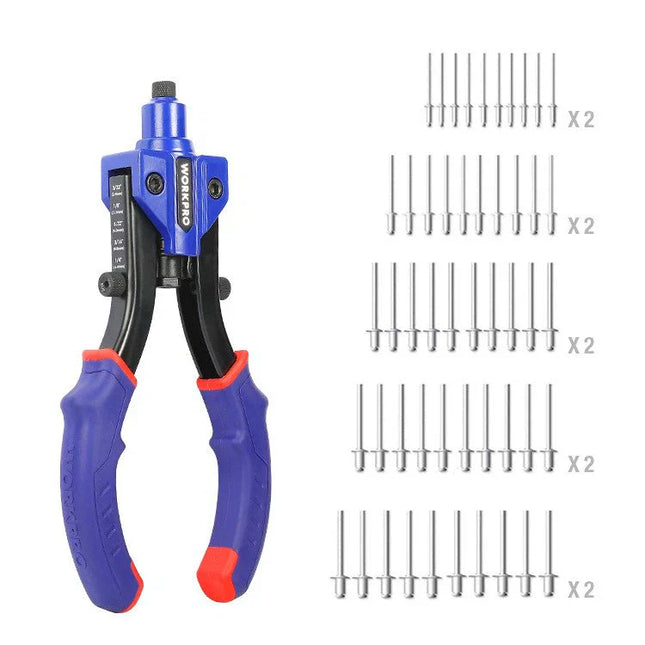 طقم فرد تباشيم WORKPRO ٥ في ١ عالي التحمل | WP225004