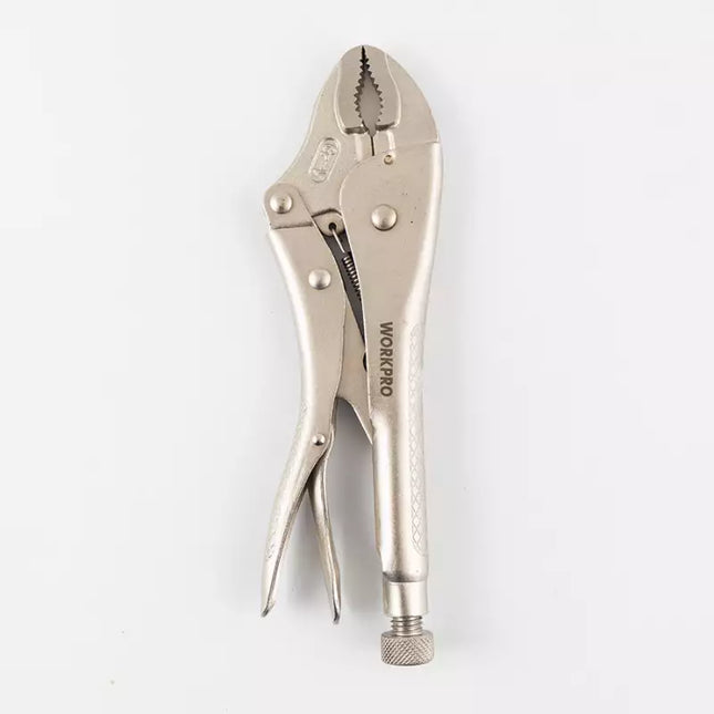 كماشة WORKPRO CR-V ذات الفك المنحني والقفل مقاس 10 انش