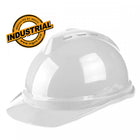 Ingco lightweight white safety helmet 380g with ventilation and adjustment system
