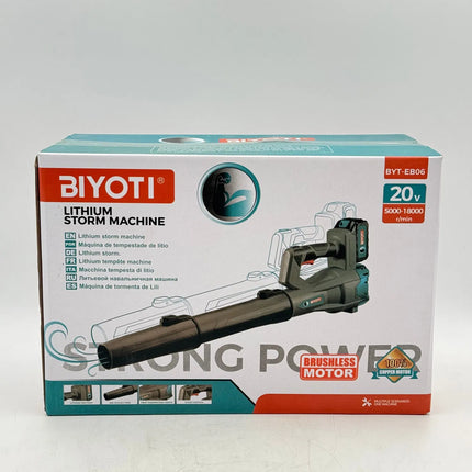 BYT-EB06 بلور شحن زراعي 20فولت 1080واط بطاريتين وشاحن بيوتي