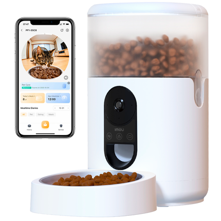 IMOU PET-PF1-4LSP Smart Pet Feeder with 360° Camera (4L)