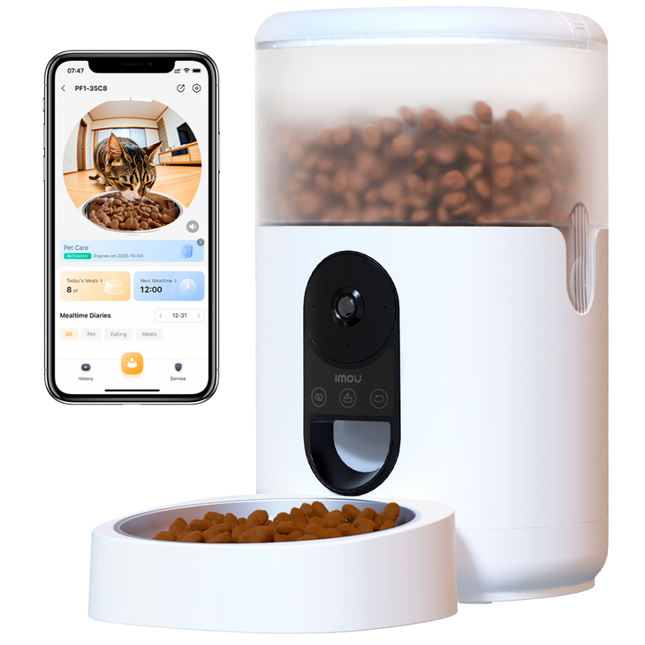 IMOU PET-PF1-4LSP Smart Pet Feeder with 360° Camera (4L)