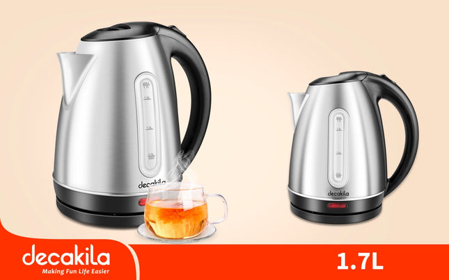 Decakila 1.7L Electric Stainless Steel Kettle