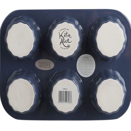 KA VINTAGE INDIGO MUFFIN TRAY