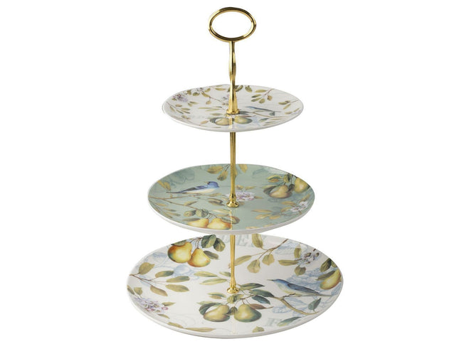 Lily's Home Serving Utensils 80 Points The English Table Spring Fruits 3 Tier Cake Stand (β)