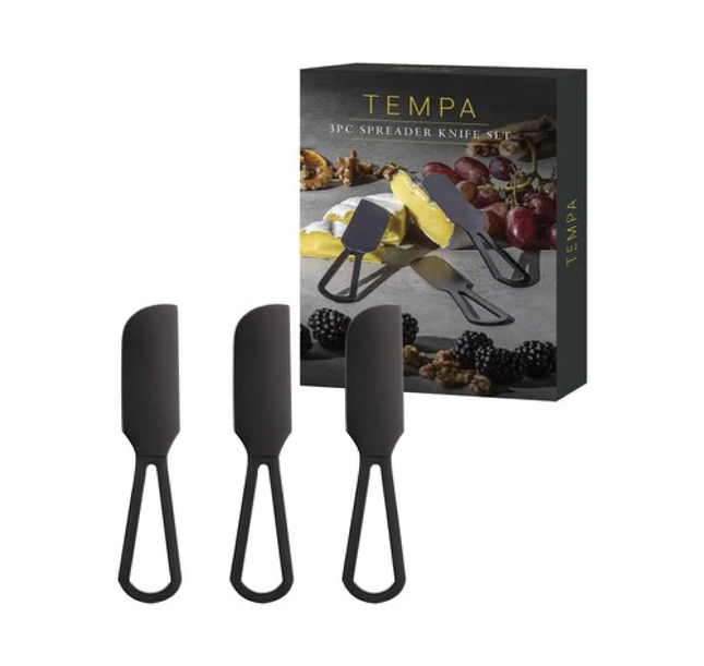 ORSON BLACK 3PC SPREADER KNIFE SET