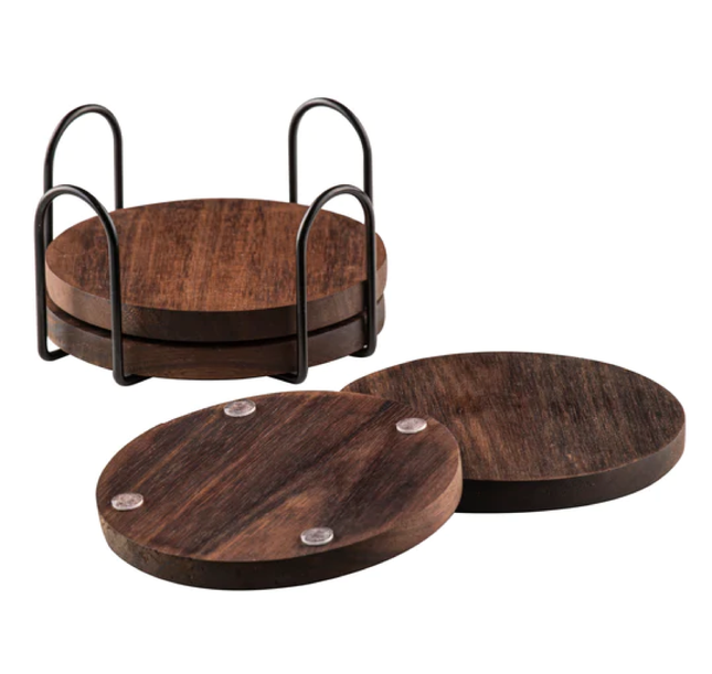 ORSON NATURAL 4PK COASTER SET