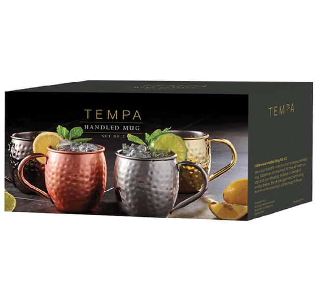 SPENCER HAMMERED COPPER HANDLED 2PK MUG